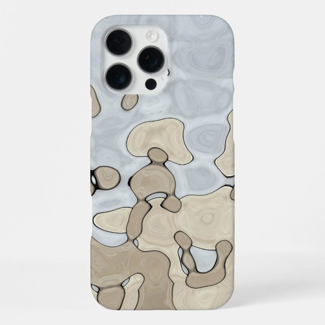 Muted Earth Tones iPhone Case (Back)