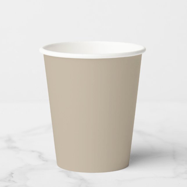 Muted Elegance - Calm Stone Paper Cups (Front)