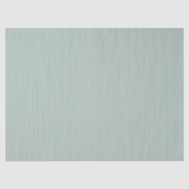 Muted Eucalyptus Green Color Tissue Paper (Front)