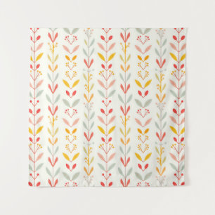 Muted Fall Stripes Tapestry