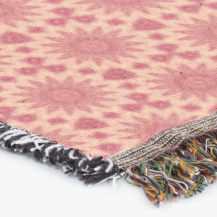 Muted Floral Boho Magic Throw Blanket