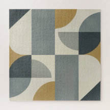 Muted Geometry in Motion | Modern Abstract Puzzle