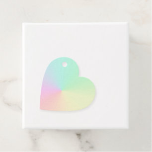 Muted Gradient Ombre Rainbow Pastel Aesthetic Favour Tags