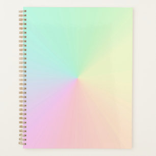 Muted Gradient Ombre Rainbow Pastel Aesthetic  Planner