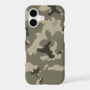 Muted Green Camouflage Slim Minimalist Everyday