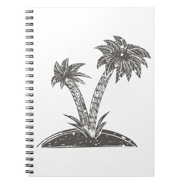 Muted green Island      Notebook (Front)