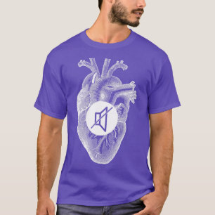 Muted Heart in Love Valentines by Tobe Fonseca T-Shirt