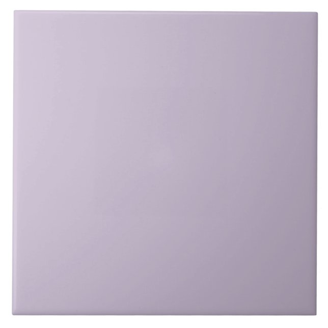 Muted Lilac Ceramic Tile. Tile (Front)