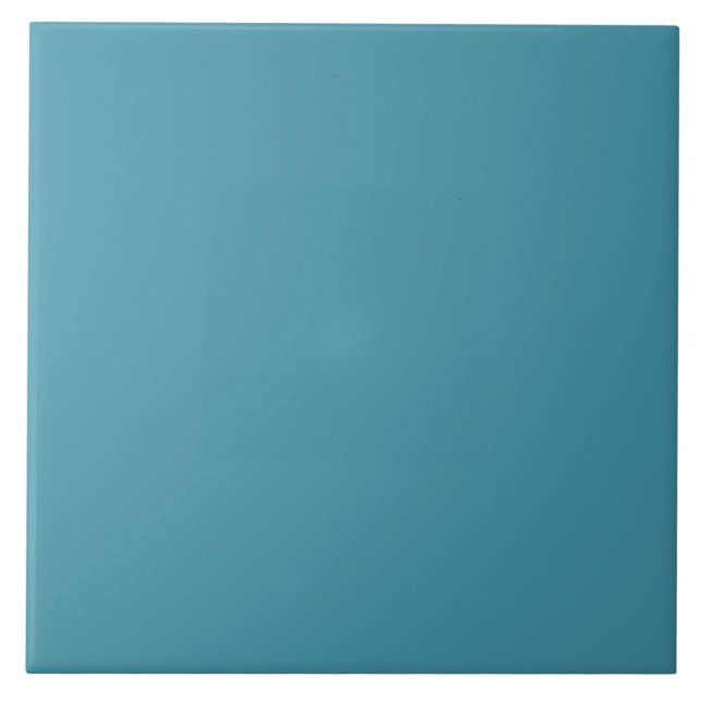 Muted Marine Blue Ceramic Tile. Ceramic Tile (Front)