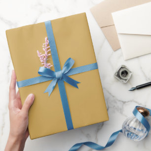 Muted Mustard Wrapping Paper