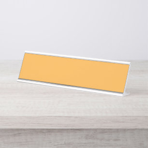 Muted Orange Background Texture for Web and Print Desk Name Plate