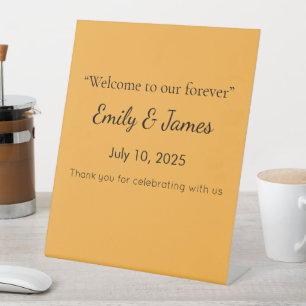 Muted Orange Background Texture for Web and Print Pedestal Sign