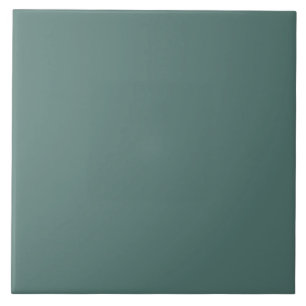 Muted Pine Green Ceramic Tile. Tile