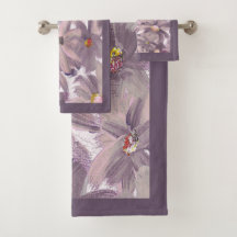 Muted Pink Painted Flowers Any Colour 