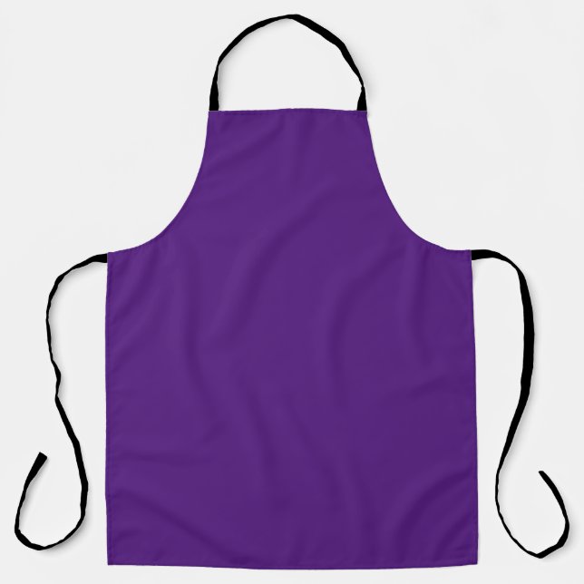 Muted Purple,Rum,Trendy Pink, Apron (Front)