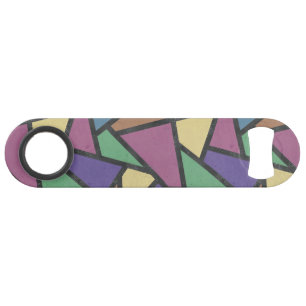 Muted rainbow colours mosaic pattern