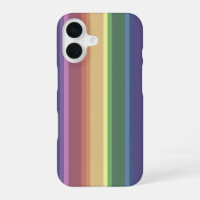 Muted rainbow stripes Case-Mate iPhone case