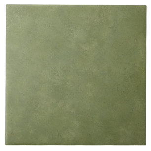 Muted Sage Green Rustic Glaze Texture Ceramic Tile
