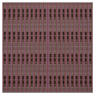 Muted Sombre Burgundy Abstract-Patterned Fabric