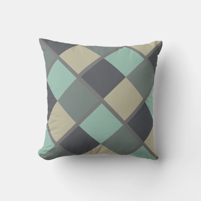 Muted Subdued Colours Cushion (Front)