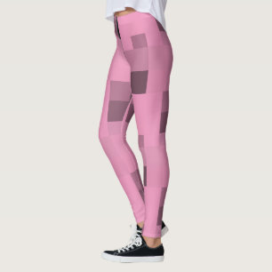 Muted Taupe/Black Pattern Leggings