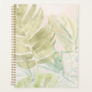 Muted Tropical Leaves Planner