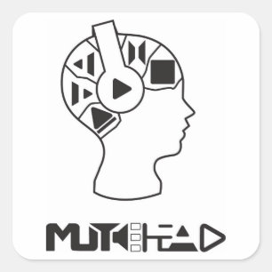 MuteHead Sticker