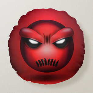 Mutemoji Round Cushions