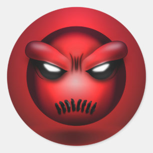 Mutemoji Round Sticker