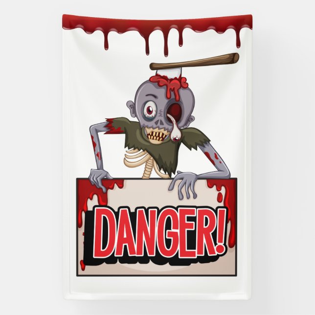 Mutilated Zombie Banner (Vertical)