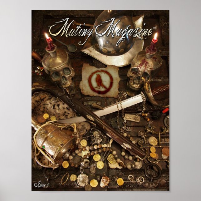 Mutiny Magazine Issue 5 Front Cover Poster (Front)