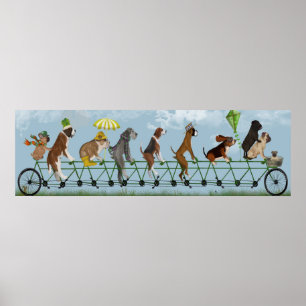 Mutley Crew on Tandem Poster