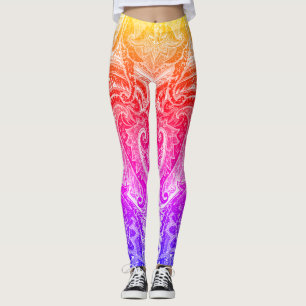 Mutli Colour Fancy Design Leggings