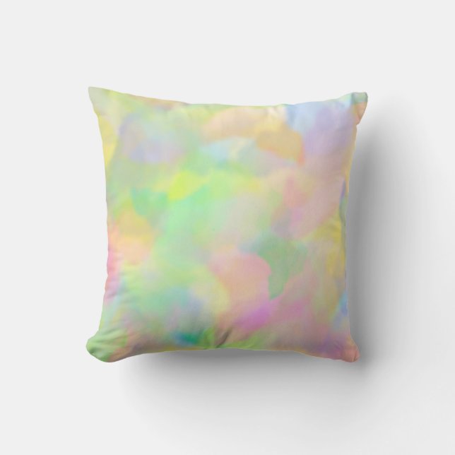 Mutli Coloured Pastels Cushion (Front)