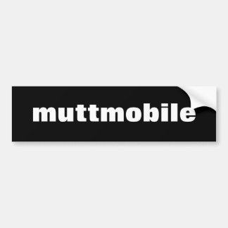 muttmobile bumper sticker