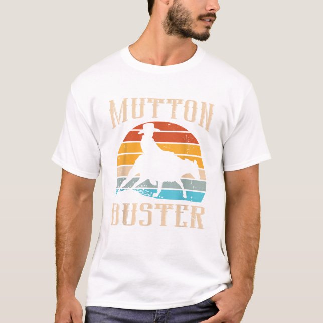 Mutton Buster Design for a Mutton Buster T Shirt (Front)