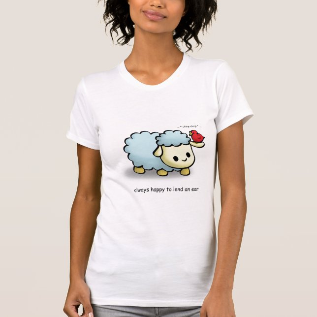 Muttons Lending an Ear - Chirp chirp T-Shirt (Front)