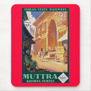 Muttra ~ Krishna Temple Mouse Pad