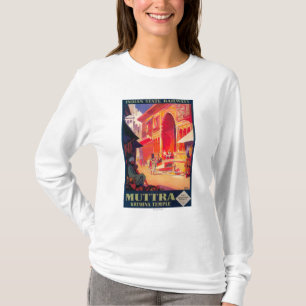 Muttra Krishna Temple Travel Poster T-Shirt
