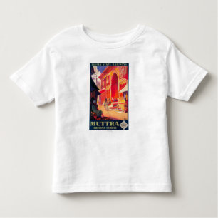 Muttra Krishna Temple Travel Poster Toddler T-Shirt