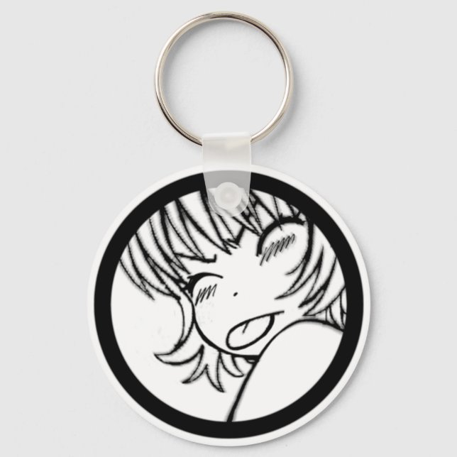 muuhh - cute anime key ring (Front)