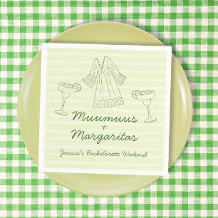 Muumuus & Margaritas Handwritten Bachelorette Napkin