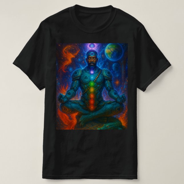 Muur chakra meditation T-shirt  (Design Front)