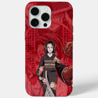 Muzan Kibutsuji Woman iPhone 15 Pro Max Case