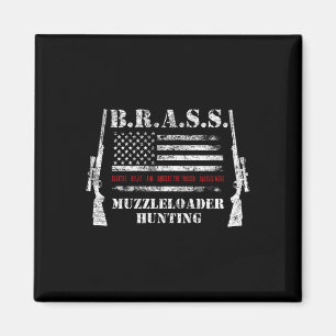 Muzzleloader Accessories Rifles Usa Flag Deer Fire Magnet