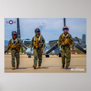 MV-22B OSPREY CREW POSTER