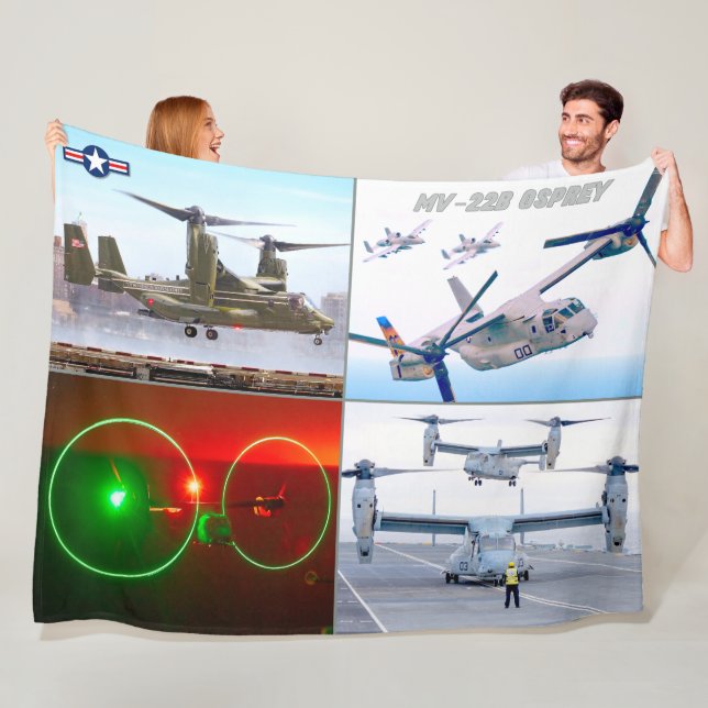 MV-22B OSPREY FLEECE BLANKET (In Situ)