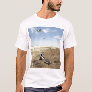 MV-22B Ospreys fly over US Navy Hospital Corpsm T-Shirt