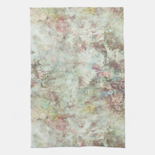 MVB Antique Vintage Floral light design Tea Towel
