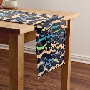 MVB Cameo Masculine Green 2 Design Short Table Runner